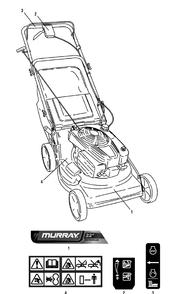 Part Location Diagram of 7104421YP Murray Decal, Controls
